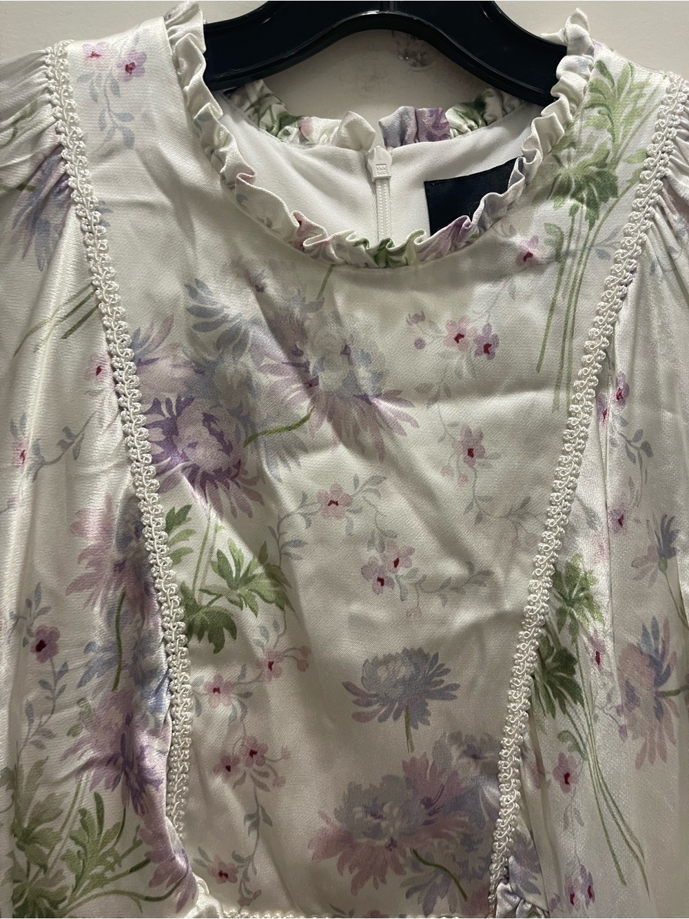 Needle & Thread Floral Ruffled Sleeve Maxi Dress - Picture 4 of 6